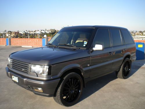 Range rover 4.6 hse gray new suspension rims brakes custom tint exhaust clean!!!