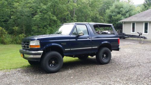 1995 ford bronco xlt sport utility 2-door 5.8l lifted soft top brand new bfg at