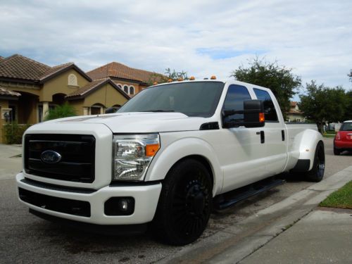 2013 ford f-350 lariat dually custom built ! *pristine 4k miles.