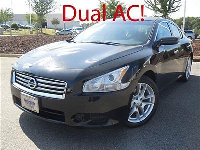 Nissan maxima 4dr sedan 3.5 s low miles automatic gasoline 3.5l v6 cyl super bla