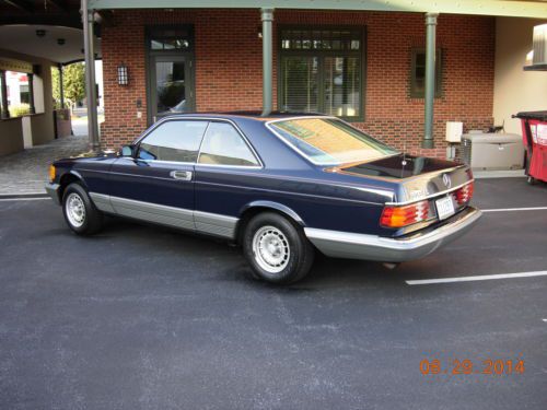 1983 mercedes benz 380 sec. one owner. very low miles.