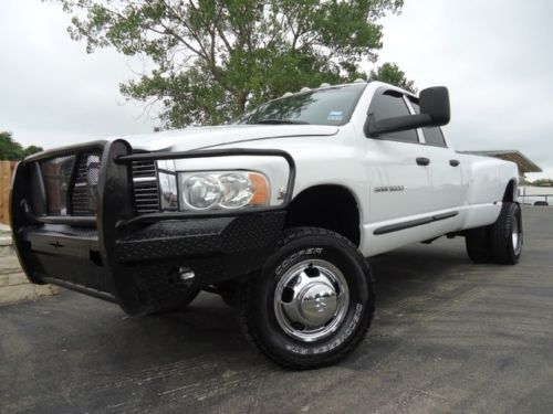 4x4-6 speed-ho 5.9l cummins-drw-nvr hitchd-tx trk-slt-crewcab-great tires-x nice