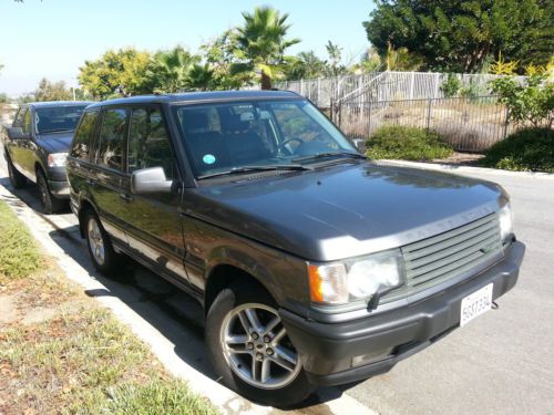 2000 range rover rhino safari edition  dark gray