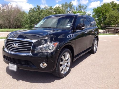 2012 Infiniti QX56 fully loaded excellent condition black on black, US $33,000.00, image 2