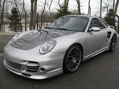 Stunning 2008 porsche 911 turbo awe tuned 650hp car hre wheels sport chrono nav