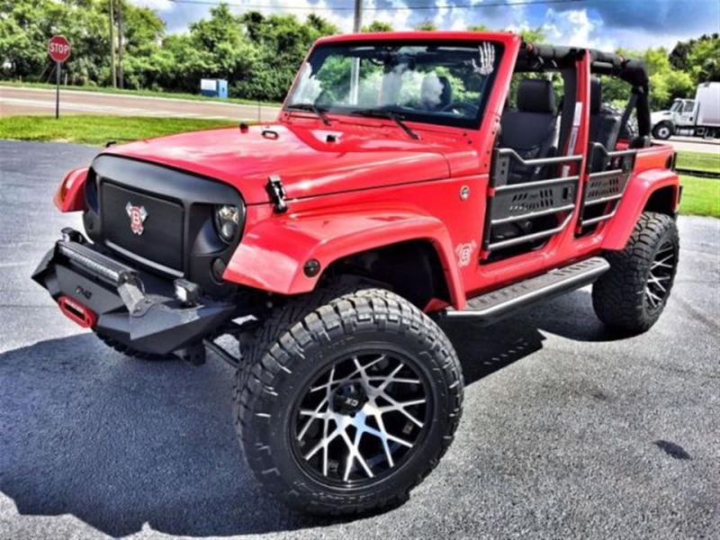 2016 jeep wrangler custom sahara lifted leather na