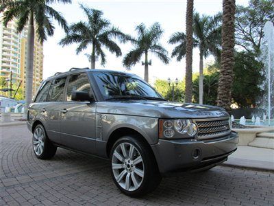 Land rover range rover supercharged navi dvds piano wood one owner