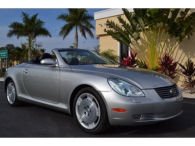 Florida convertible navigation dealer serviced hid heated leather low reserve