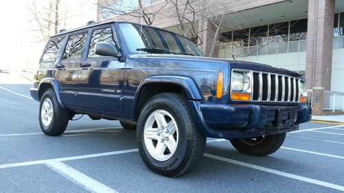 2000 jeep cherokee limited sport utility 4-door 4.0l low miles