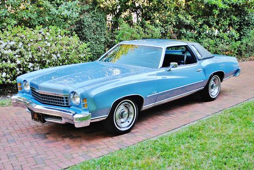 Beautiful low mileage 1974 chevrolet monte carlo loaded florida car must look.