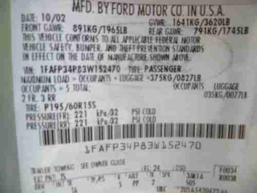 FORD FOCUS SE GREAT COND GAS SAVER NO RESERVE, image 13
