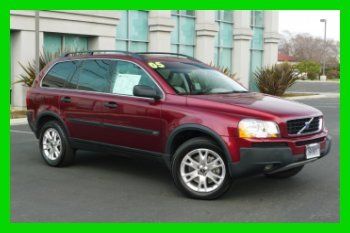 05 volvo xc90 awd 4x4 third row seat xenon heated seats premium sound