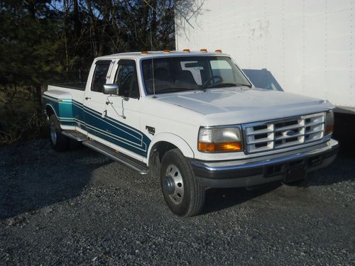 1996 ford f350 7.3l turbo diesel crew cab dually with centurion conversion
