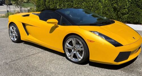 2006 lamborghini gallardo spyder roadster 2d