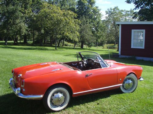 1961 alfa romeo giulietta spider