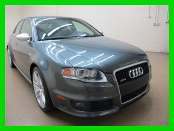 07 grey quattro sunroof sat radio navigation nav heated leather 6cd memory seats