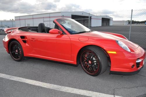 2008 porsche 911 turbo convertible 2-door 3.6l