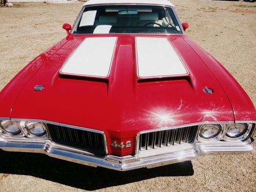 **1970 olsmobile cutlass 442 w-30 clone convertible with 350 ci v-8 engine**