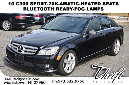 10 c300 sport-20k-4matic-heated seats-bluetooth ready-fog lamps