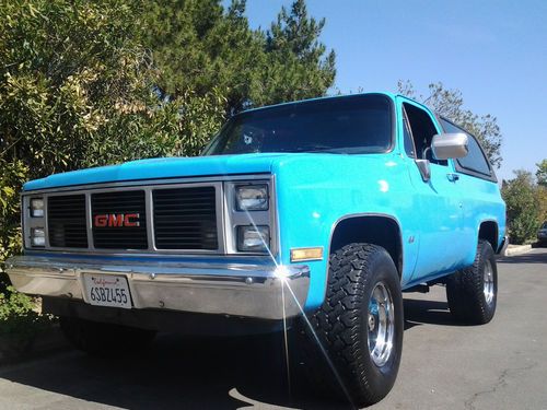 1986 gmc jimmy silverado 4x4 convertible chevy blazer type