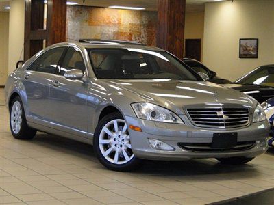 2007 mercedes s550 4matic tan/gray p2 pkg distronic cruise xenon wood trim navi!