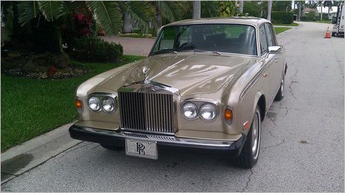 1978 rolls-royce silver shadow ii one owner florida car all records