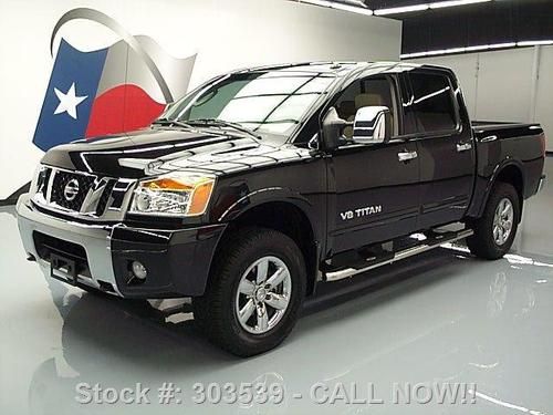 2011 nissan titan sl crew 4x4 sunroof nav dvd only 8k! texas direct auto