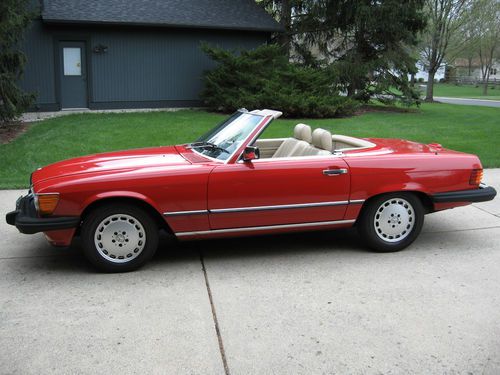 1988 mercedes-benz : sl class, convertible