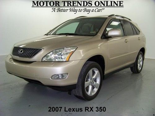 Awd navigation rearcam sunroof bluetooth htd seats 2007 lexus rx350 rx 350 58k