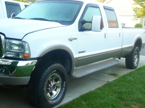 Ford f350 king ranch 4x4 crewcab 8'bed loaded  with !!!!low miles!!!!