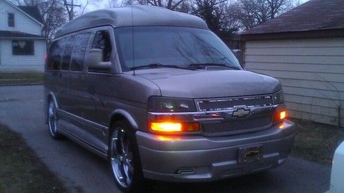 2004 chevrolet express 1500 ls hightop conversion leather loaded
