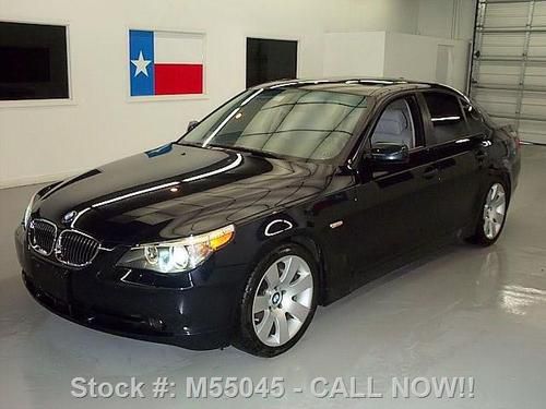 2007 bmw 530i sport automatic sunroof leather wood 67k texas direct auto