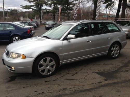 2001 audi s4 avant wagon 4-door 2.7l rare avant awd s4 exc condition no reserve