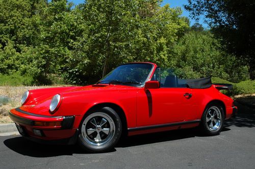 1987 porsche 911 carrera cabriolet