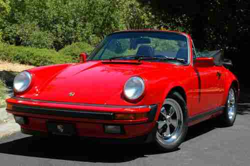1987 Porsche 911 Carrera Cabriolet, US $35,000.00, image 2