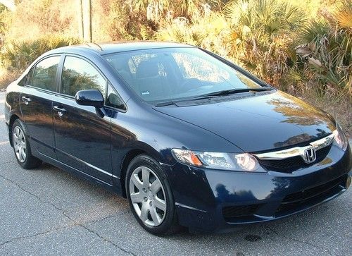 2009 honda civic lx dark blue