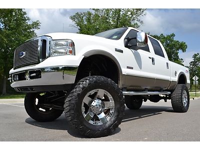 2006 ford f-250 crew cab lariat fx4 diesel lift 20" wheels 38" dick cepeks