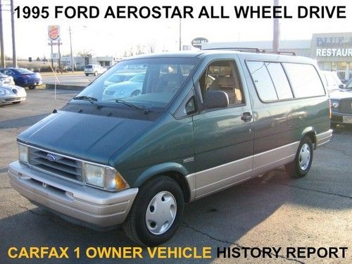 1995 ford aerostar xlt 4x4 wagon van auto climate control cruise a/c 94 96 97