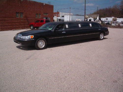 2000 lincoln town car limo limousine black 81k miles nice save make money in pa