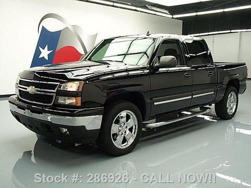 2006 chevy silverado lt2 crew z71 4x4 20" wheels 78k mi texas direct auto