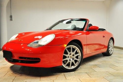 1999 porsche 911 cabriolet c2 6speed red/black