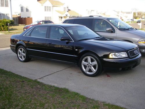 2002 audi a8 quattro l sedan 4-door 4.2l with navigation / black on black