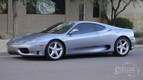 2004 ferrari 360 modena f1 daytona scuderia fresh service all books 11,206 miles