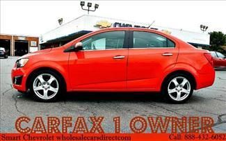 Used chevrolet sonic ltz automatic 4dr sedan leather wheels we finance autos