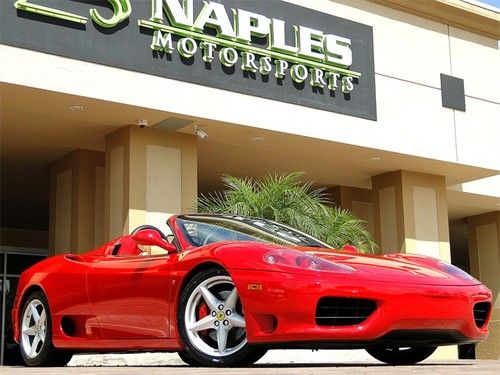 2002 ferrari 360 spider f1 2-door convertible