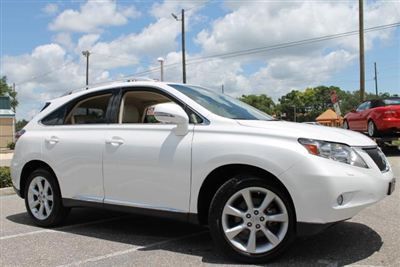 2010 white lexus rx 350 suv awd