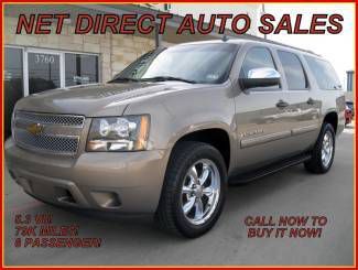 07 chevy suburban 79k miles 3rd row 20" rims like new net direct auto texas