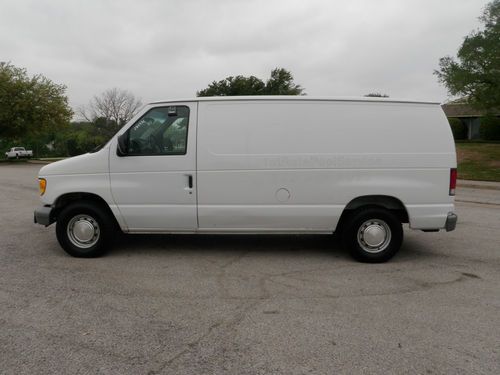 E-150 4.2L V6 ECONOLINE CARGO WORK SERVICE VAN E150 AS-IS CLEARANCE TRADE-IN, image 2