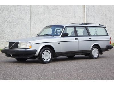 1993 volvo 240 wagon 1 owner 84k low miles rare clean garaged