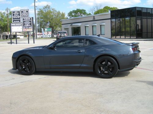 2010 2ss camaro zl1 body kit hot rod 490 rwhp charcoal w/ flat black stripes